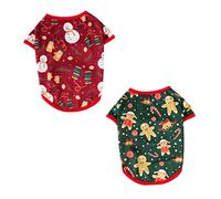 ifundom 2piezas Ropa Navideña para Mascotas Disfraz Navideño para Perros Ropa para Cachorros Accesorio para Fotografía De Perros Navidad