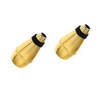 ifundom 2piezas Silenciador De Práctica Para Accesorio y De Usar Color Dorado Reduce Entrenamientos Aproximado