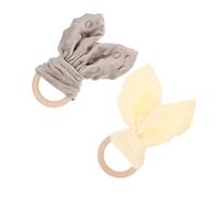 ifundom 2piezas Toalla Infantil Práctica Cólicos Anillo Seguridad Juguete Dentición Suave