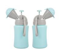 ifundom 2piezas Urinario Infantil para Coche de Viaje Portátil Prueba de Fugas Botella para Orinar Taza para Pequeños Entrenamiento para Ir al Baño para Viajes Campamentos y Hospitales