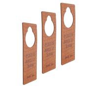 ifundom 3 Colgadores de Puerta para Ñiño en Poliuretano Suave Letreros No Molestar para Habitación Infantil Señal de Guardar Silencio para Siesta y Descanso Decoración Práctica y