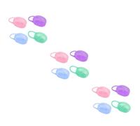 ifundom 3 Juegos Caja De Chupete Chupetero Portas Caso De Protector De Organizador De Baño Beige Bolsas De Viaje Contenedor De Estuche Porta Páginas 4 Uds * 3
