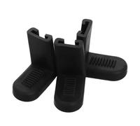 ifundom 3 piezas Gancho Soporte de Goma Antideslizante Negro Unidades para Patas Bombo Accesorios Percusión Robustos