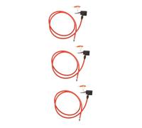 ifundom 3 Piezas Manguera Infladora para Bicicleta Manguera Reusable con Adaptadores de Válvula Compatible con Diferentes Tipos de Bicicletas para Condiciones de Temperatura Diversas