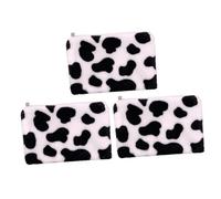ifundom 3 Piezas Monedero de Peluche con Diseño de Vaca Mini Bolsa de Almacenamiento para Monedas Reutilizable y Seguro Capacidad Moderada Regalo Adorable para Niñas