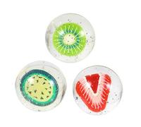 ifundom 3 Piezas Pelota Que rebota Games Piscina Bolas de Goma Bolas Piscina Balón de Goma Bolas saltitonas Pelota de Rebote afrutada Pelota Hinchable Bola de Salto Caucho