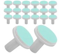 ifundom 30 Almohadillas de Repuesto para Cortaúñas Eléctrico Infantil Cabezales de Pulido de Plástico Tamaño Estándar Color Verde Accesorios para Limas de Uñas de Bebés y Recién