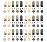 ifundom 30 Juegos Cierre de Cordón Topes de Cuerda de Aleación de Zinc, Cilíndrico, 5 Colores, Ajustable, para Reparar Cordones de Sudaderas y Capuchas, DIY y Diseño