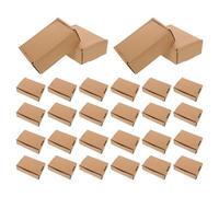 ifundom 30 Piezas Cajas De Embalaje Miniatura Mini Cajas De Cartón para Envíos Contenedores De Embalaje Reciclables para Regalos Manualidades Pequeñas para Casa De Muñecas