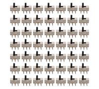 ifundom 300 Piezas Interruptor Deslizante Vertical Pines Posiciones sin Patas Fijas Mini Interruptor Unipolar para Montaje Panel Unidades para Proyectos Electrónicos DIY