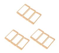 ifundom 30piezas Cubiertas De Pickup De Plástico Duradero Para Guitarra Bordes De Marco De Pickup Amarillos Accesorios Musicales Para Guitarristas y Tiendas De Música