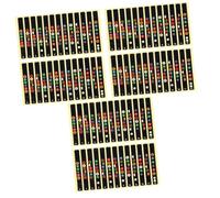 ifundom 30piezas Pegatinas Para Diapasón De Guitarra Etiquetas Adhesivas Para Facilitar El Aprendizaje De Acordes Guitarra Acústica y Eléctrica Negro