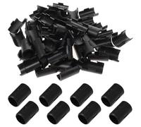 ifundom 32 Pares Clips para Estanterías de Alambre Manguitos Antielectrostáticos para Poste Pinza de Bloqueo Plástico Duradero para Reemplazo de Sujeta Estantes