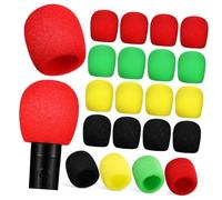 ifundom 32piezas Cubiertas De Esponja Para Micrófono De Parabrisas De Micrófono Funda Antiviento De Absorbente Fácil De Instalar y Reemplazar