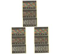 ifundom 36piezas Etiquetas De Escalas Para Guitarra Pegatinas Para Diapasón Mapas De Notas Para Principiantes Fáciles De Instalar y Retirar