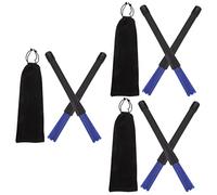 ifundom 3pares Escobillas De Batería De Nylon Con Mango De Accesorio De Percusión Confiable Para Principiantes y Músicos Juego De Diseño Ergonómico y Duradero