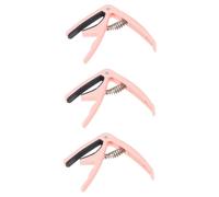 ifundom 3piezas Capo De Guitarra Para Acústica y Eléctrica Accesorio De Cambio De Tono Rápido Compatible Ukelele y Banjo