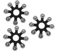 ifundom 3piezas Cymbal Tambourine Drum Hihat Bell Accessory Para Percusión Versátil y Estilo Elegante Mejora Tu Ritmo Musical y Expresión Para Músicos y Conciertos