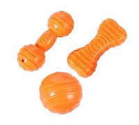 ifundom 3piezas Juguetes De Hueso para Mascotas Juguete Masticable De TPR Kit para Morder y Jugar El Patio o Parque