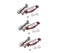 ifundom 3piezas Pickup De Sonido Para Guitarra De Cuatro Cuerdas Repuesto De Metal y Imán Accesorio Musical Para Guitarras Acústicas