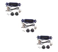 ifundom 3piezas Pickup Para Guitarra Eléctrica De Cuerdas Con Control De y Volumen Pickups De Para De Caja Instalación