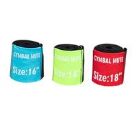 ifundom 3piezas Silenciadores Para Platillos De Cinta Silenciador Accesorios Para Batería De Práctica Para Profesional y Platillo Portátil