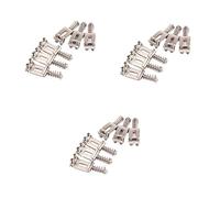 ifundom 3piezas Sillas De Puente Trémolo Para Guitarra Eléctrica De Repuestos De Duradero Rodillos Que Previenen Rupturas De Cuerdas Acabado Cromado