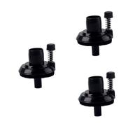 ifundom 3piezas Soporte De -hat Para De Batería Accesorio De Percusión Fieltro De Alta Resistencia Compatible Kits De Batería Negro