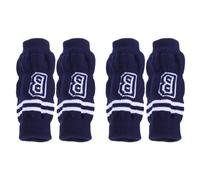 ifundom 4 Coderas Protectoras para Perros Talla L Tejido de Punto Elástico Azul Oscuro Calentadores y Mangas para Codo de Mascotas Protección Cómoda para Patas Uso Diario