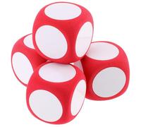 ifundom 4 cubos en blanco para manualidades, cubos de espuma grandes, para escribir en fiestas, juguetes educativos, herramienta para el