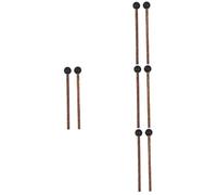 ifundom 4 Pares baqueta etérea Baqueta de Palo de Mazos cómodos para instrumentos de percusión Maza de palo de percusión palillo de marimba mazos de percusión caucho