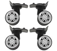 ifundom 4 Pares Repuestos para Ruedas de Carrito Ruedas Silenciosas Aplicables para Maletas Giratorias para Reparación de Equipaje