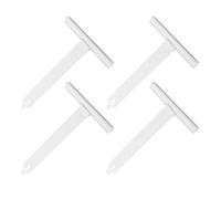 ifundom 4 Piezas Accesorios para Placas de Persianas Enrollables, Muelle de Conexión del Obturador de Acero Blanco, Estructura Cola de Milano, Repuesto para Persianas Enrollables y