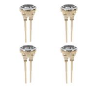 ifundom 4 Piezas Botón Pulsador Doble para Inodoro de PP, Cabeza Redonda | Diseño de Doble Pulsación, Compatible Tapa de Cisterna de 48mm, Estructura Simple, Uso en Baño Color Aleatorio