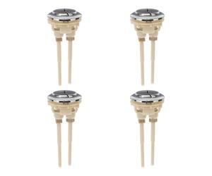 ifundom 4 Piezas Botón Pulsador Doble para Inodoro de PP, Cabeza Redonda | Diseño de Doble Pulsación, Compatible Tapa de Cisterna de 48mm, Estructura Simple, Uso en Baño Color Aleatorio