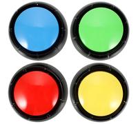 ifundom 4 Piezas Botones Interactivos para Comunicación de Perros Botones Resistentes para Entrenamiento y Accesorios Divertidos para Perros Pequeños Mejora Inteligencia y Color Aleatorio