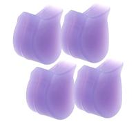 ifundom 4 Piezas de Cojines de Silicona Púrpura para Apoyo del Pulgar de Clarinete, Soporte Confiable para Mantener Posición Correcta en Actuaciones Profesionales