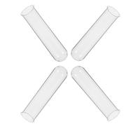 ifundom 4 Piezas Jarrón Hidropónico de Vidrio Transparente Tubos de Ensayo para Plantas Florero para Hidroponía Escritorio Macetero Decorativo para Hogar y Oficina