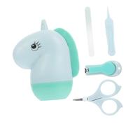 ifundom 4 Piezas Juego de tijeras para uñas de bebé. cortauñas recién nacido tijeras de uñas baul almacenamiento baul almacenaje pinzas metalicas lima de uñas infantil cuidado colocar niño