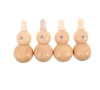 ifundom 4 Piezas Kazoo y Fácil de Tocar Diseño Clásico de Calabaza Instrumento de Madera y Adecuado para Actividades al Aire Libre y Viajes para Actividades al Aire Libre Viajes