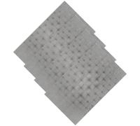 ifundom 4 Piezas Láminas de Malla de Plástico Negro para Manualidades Diy, Multiusos Superficie Lisa, Ideales para Forrar Tableros y Proyectos de Costura