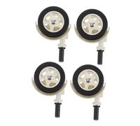 ifundom 4 Piezas Ruedas paso a paso ruedas dobles para Walker para Walker plástico