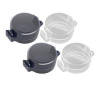 ifundom 4 Piezas Tapa De Protección De Gas Cubiertas Transparentes Para Estufa Protege Perillas De Estufa De Gas Seguridad Para Cocina Evita Tocar Pomo