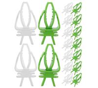 ifundom 40 Piezas Pinzas para Jaula de Pájaros Soportes Colgantes para Frutas y Verduras Tenedores para Alimentación Limpia Accesorio para Loros y Periquitos Fácil Instalación y Reducción