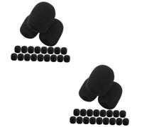 ifundom 40piezas Parabrisas De Esponja Para Micrófono Lavalier y Auriculares Protección Efectiva Viento y Ruido Compatible Micrófonos De Clip Cabeza