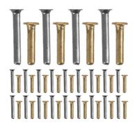 ifundom 48 Remaches para Reparar El Marco de Un Paraguas | Remaches de Aleación de 0,28/0,35 Pulgadas con Ojal para La Unión Del Tensor Y El Conector de Varillas Del Paraguas | Repuestos para