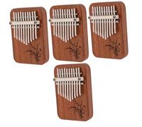 ifundom 4juegos Mini Kalimba De Madera Portátil Notas Piano De Pulgar Compacto y Ligero Para Práctica Musical Para Principiantes y Diseño Elegante y Duradero