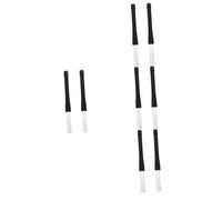 ifundom 4pares Cepillos De Tambor Retráctiles De Nylon Para Jazz Con Mango Ergonómico y Bolsa De Transporte Accesorios Para Batería