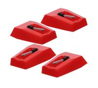 ifundom 4piezas Agujas De Repuesto Para Tocadiscos De Stylus Para Reproductores De Vinilo Accesorios Para Fonógrafos y Giradiscos Compatible Múltiples Modelos