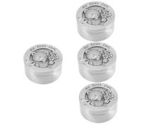 ifundom 4piezas Caja De Recuerdo Para Cabello Fetal Del Caja De Almacenamiento y Divertida Para Recuerdos Infantiles Diseño Para Guardar Mechones De Cabello